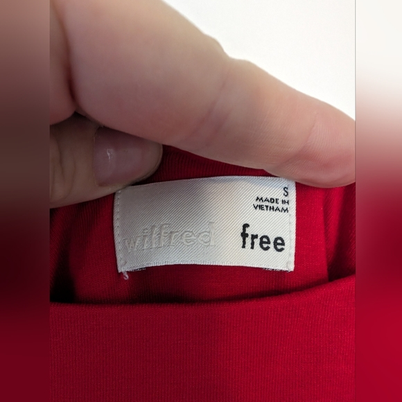 Wilfred Free Tiny Dress White🤍 Size M - Picture 5 of 13